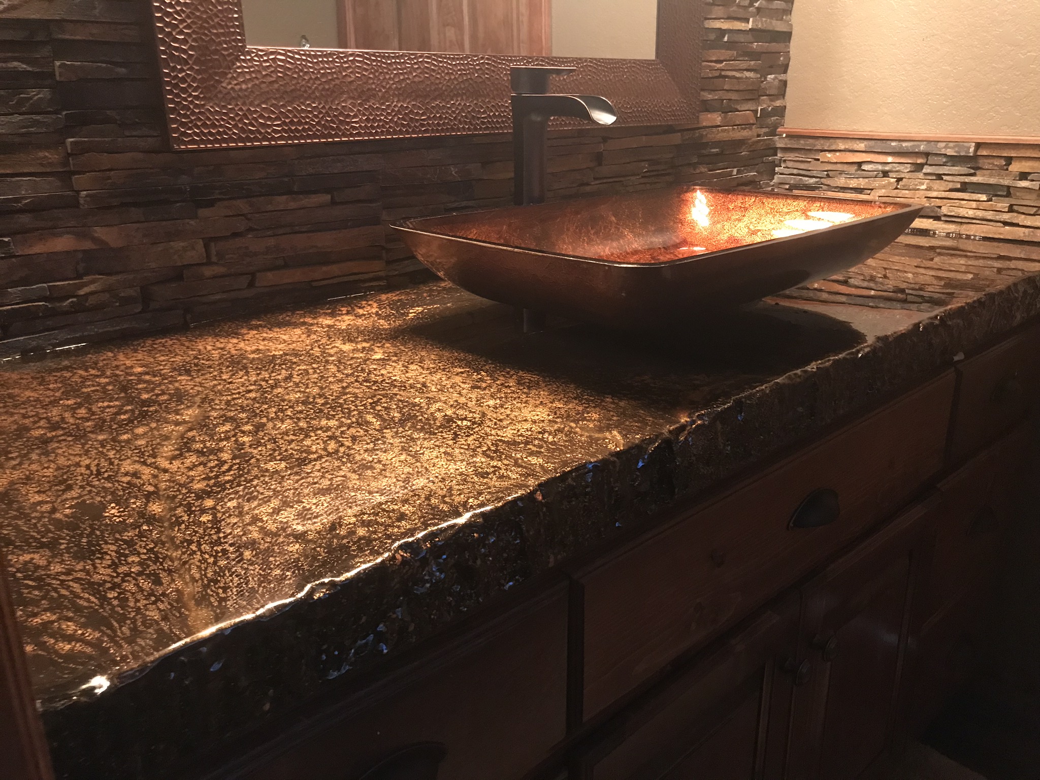 galaxy epoxy countertop